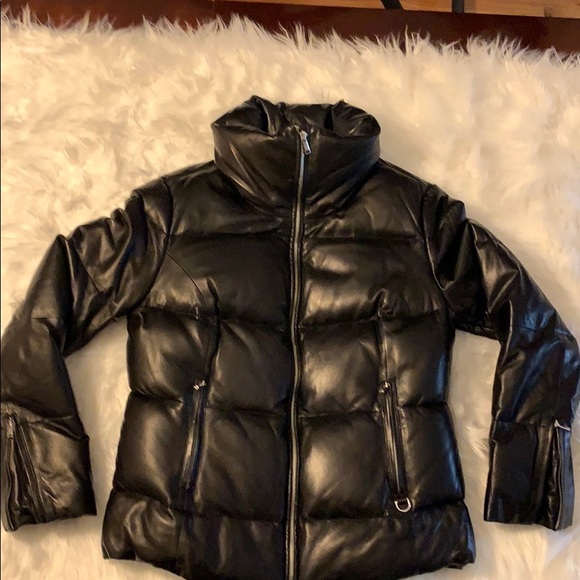 tumi leather jacket
